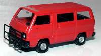 Mitsubishi L300 I Bus karminrot mit Rammschutz