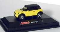 New Mini Cooper hellgelb, Dach schwarz