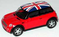 New Mini Cooper rot, Dachdruck Union Jack