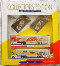 Opel Team Rosberg 1996 (2 Opel Calibra (Nr.43 + Nr.44) + 2 Renault AE Renntransporter)