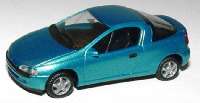 Opel Tigra lagunenblaumet.