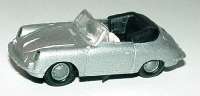 Porsche 356 Cabrio silbermet., Sitze wei�