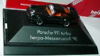 Porsche 911 turbo schwarz "Modellbau �90"