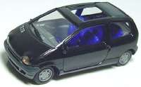Renault Twingo mit Faltdach offen schwarz