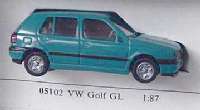 VW Golf III GL 4t�rig t�rkis (in Papp-Verpackung)