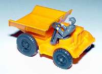 Wiking Frontkipper orange mit Fahrerfigur