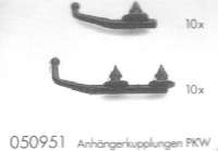 herpa Anh�ngerkupplungen f�r Pkw (20 St�ck)