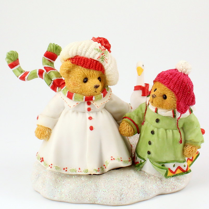 Cherished Teddies MARGARET and SHARON -  4th in White Christmas Series - 4024350 Bild 2