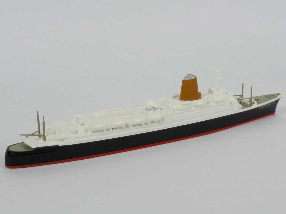 Foto 100 Jahre Peltzer III - Miniaturenklassiker zu Lande und zu Wasser (1:40 Hanomag Kommissbrot + 1:90 Karmann Ghia unverglast + 1:1250 Passagierschiff Bremen) Wiking 99034