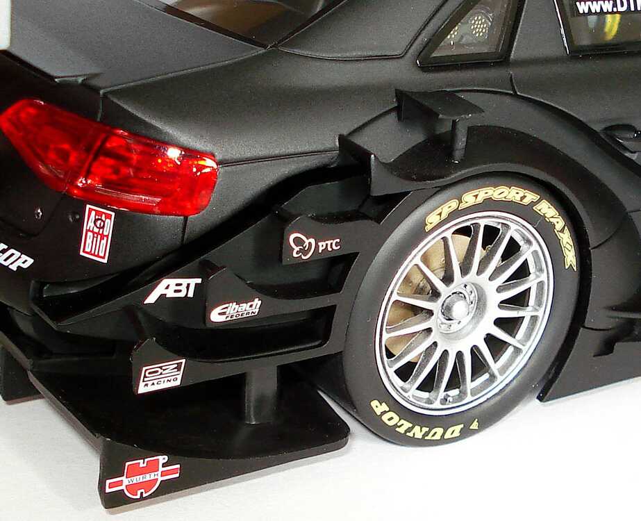 Foto 1:18 Audi A4 DTM 2008 Abt, GW:plus, Top Service Nr.10, Timo Scheider Werbemodell Norev 5020800115