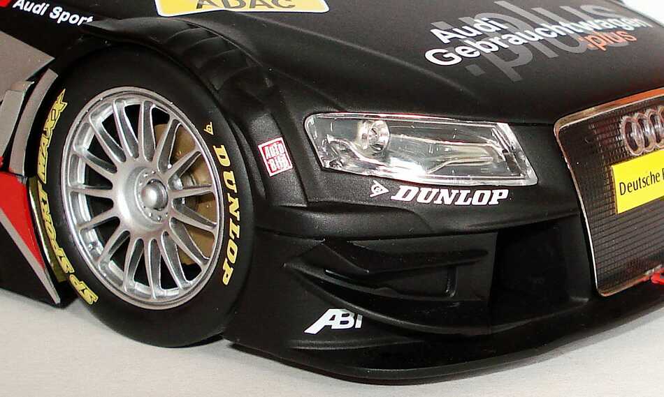 Foto 1:18 Audi A4 DTM 2008 Abt, GW:plus, Top Service Nr.10, Timo Scheider Werbemodell Norev 5020800115