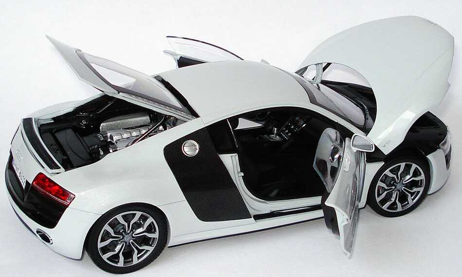Foto 1:18 Audi R8 5.2 FSI quattro V10 suzukagrau-met. Werbemodell Kyosho 5010918425