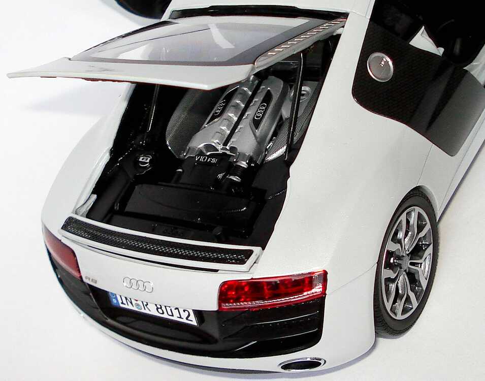 Foto 1:18 Audi R8 5.2 FSI quattro V10 suzukagrau-met. Werbemodell Kyosho 5010918425
