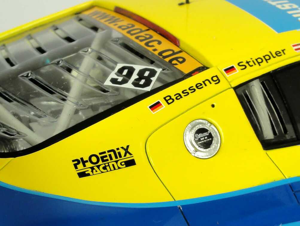 Foto 1:18 Audi R8 LMS 24 Stundenrennen Nürburgring 2010 Phoenix Racing, Bilstein Nr.98 Basseng / Rockenfeller / Stippler / Stuck Werbemodell Spark 5021018425