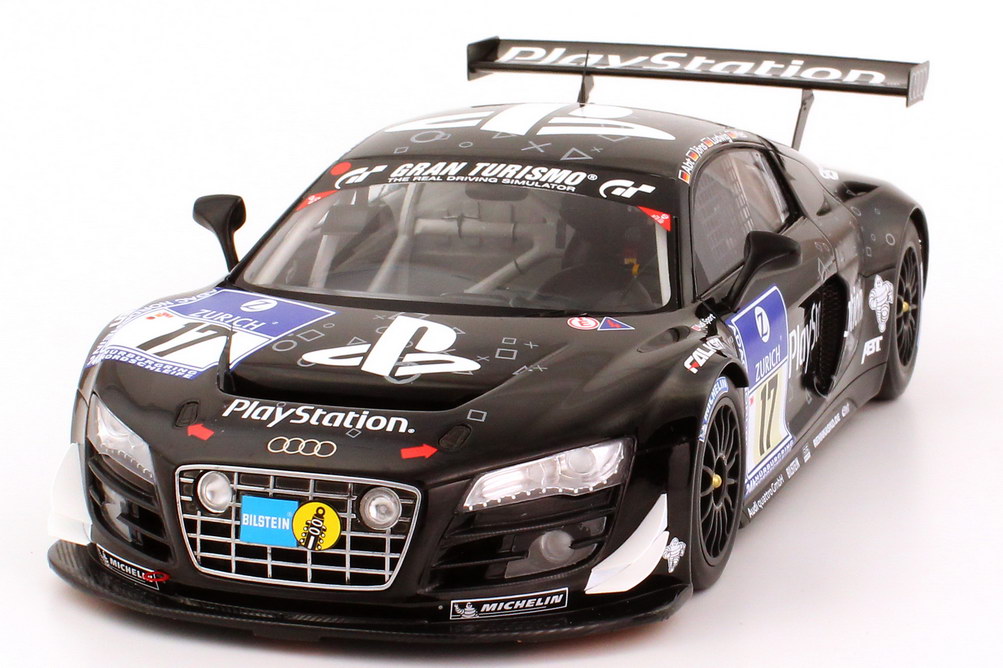 Foto 1:18 Audi R8 LMS 24 Stundenrennen Nürburgring 2011 Abt, Playstation Nr.17, Ludwig / Mies / Joens / Abt Werbemodell Spark 5021118445
