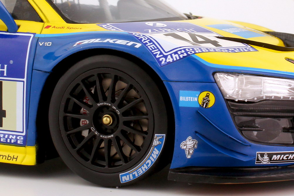 Foto 1:18 Audi R8 LMS 24 Stundenrennen Nürburgring 2011 Phoenix, Bilstein Nr.14, Basseng / Fässler / Stippler Werbemodell Spark 5021118415