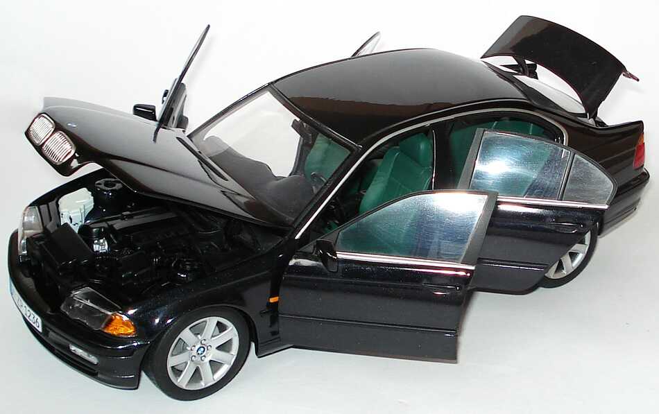 BMW 328i (E46) schwarzmet.Werbemodell Der neue 328i UT Models 80439422373  in der 1zu87.com Modellauto-Galerie