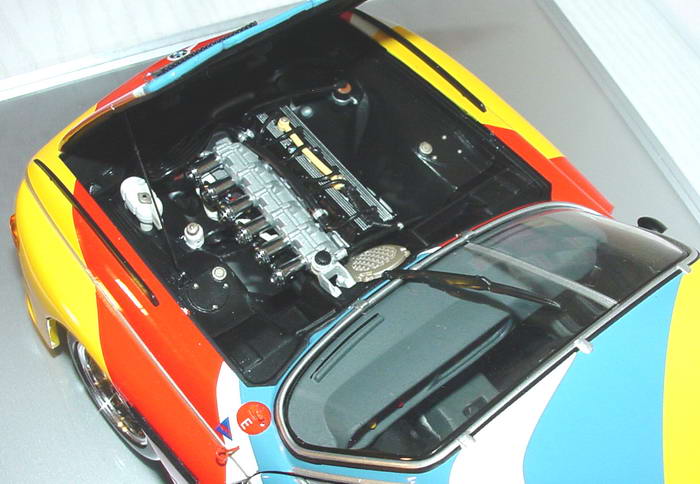 Foto 1:18 BMW 3,5 CSL Art Car 1975 Alexander Calder, Nr.93, 24 Stunden von LeMans 1975 Werbemodell Minichamps 80430150918