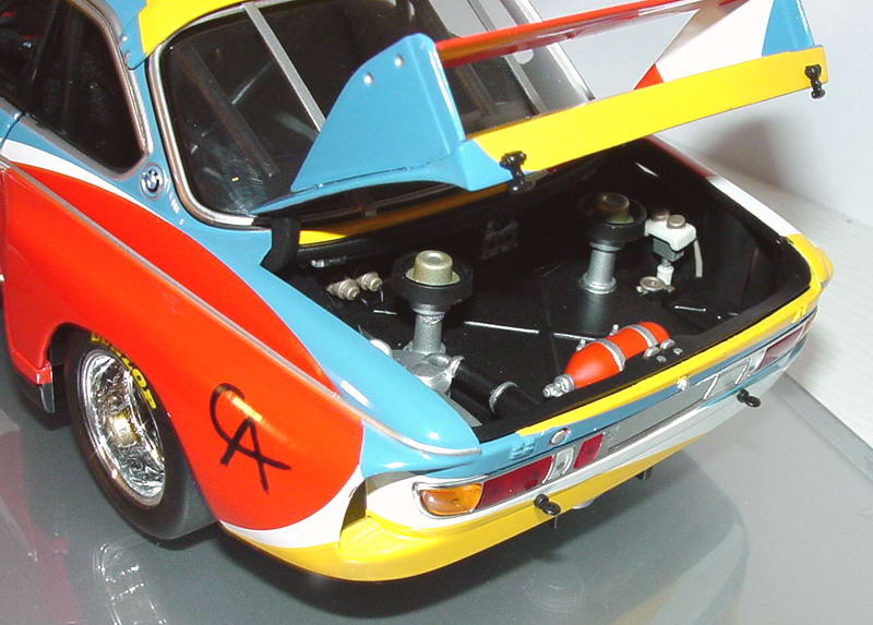 Foto 1:18 BMW 3,5 CSL Art Car 1975 Alexander Calder, Nr.93, 24 Stunden von LeMans 1975 Werbemodell Minichamps 80430150918