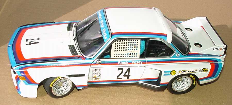 Foto 1:18 BMW 3,5 CSL IMSA 24 h-Sebring 1975 Nr.24, Stuck/Posey Werbemodell Minichamps 80430139188