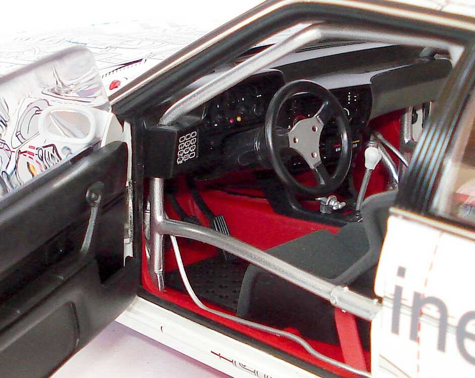 Foto 1:18 BMW 635 CSi (E24) Gruppe A 24 Stunden Spa 1986 Schnitzer, Genuine BMW Parts Nr.11, Quester / Tassin / Heger, Siegerfahrzeug Werbemodell AUTOart 80430145826