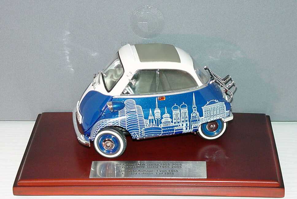 Foto 1:18 BMW Isetta 250 50 Jahre Isetta 1955 - 2005 Werbemodell (Limitierte Auflage 1955 Stück) BMW Classic Line 80430398138