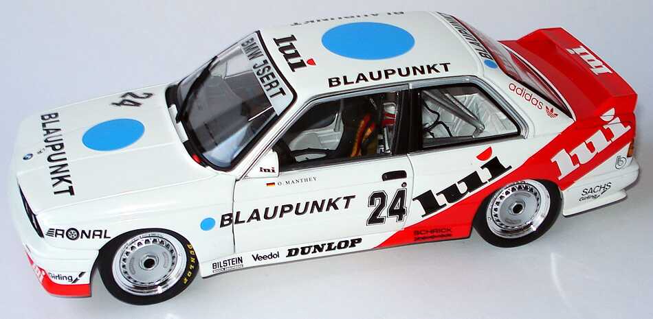 Foto 1:18 BMW M3 (E30) DTM 1987 Isert, Lui, Blaupunkt Nr.24, Olaf Manthey Minichamps 180872024