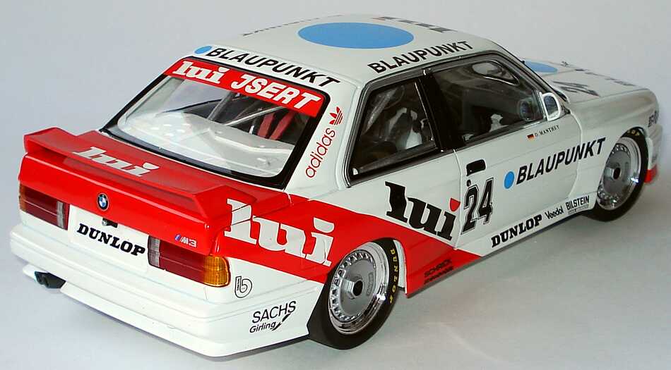 Foto 1:18 BMW M3 (E30) DTM 1987 Isert, Lui, Blaupunkt Nr.24, Olaf Manthey Minichamps 180872024