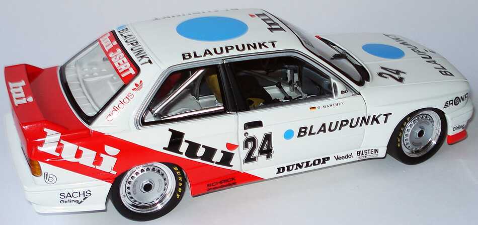 Foto 1:18 BMW M3 (E30) DTM 1987 Isert, Lui, Blaupunkt Nr.24, Olaf Manthey Minichamps 180872024