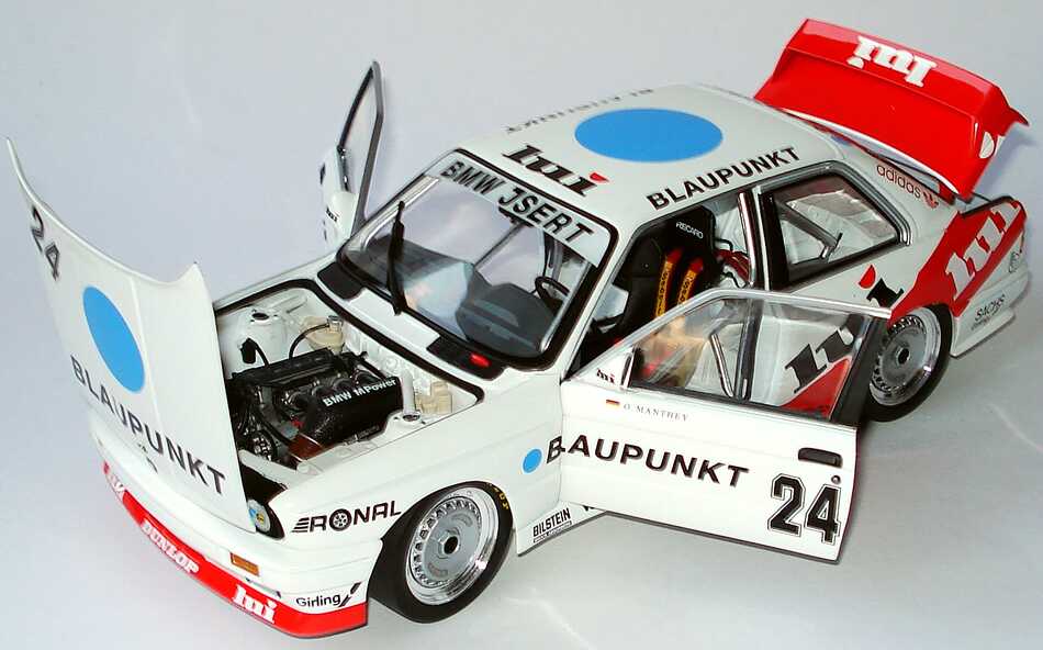 Foto 1:18 BMW M3 (E30) DTM 1987 Isert, Lui, Blaupunkt Nr.24, Olaf Manthey Minichamps 180872024