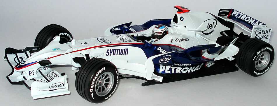 Foto 1:18 BMW Sauber F1.08 Formel 1 2008 Petronas Nr.3, Nick Heidfeld Werbemodell Minichamps 80420444650