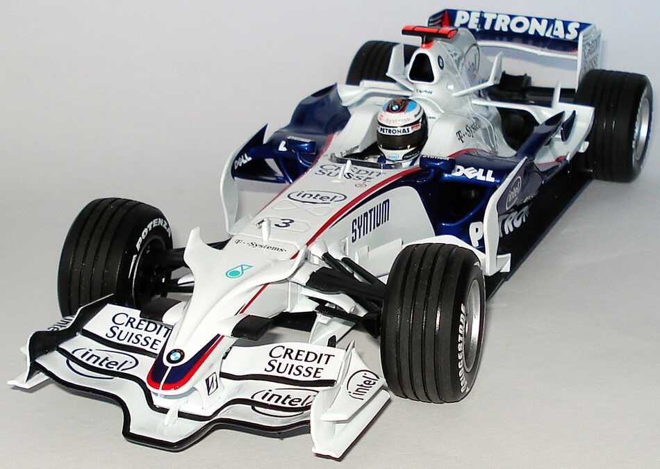 Foto 1:18 BMW Sauber F1.08 Formel 1 2008 Petronas Nr.3, Nick Heidfeld Werbemodell Minichamps 80420444650