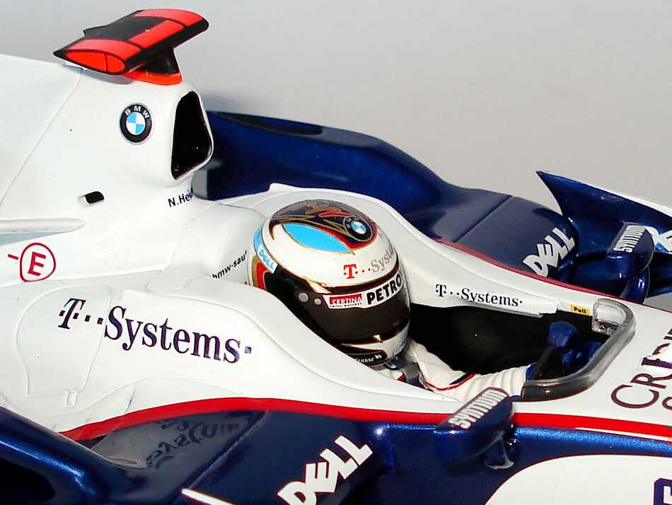 Foto 1:18 BMW Sauber F1.08 Formel 1 2008 Petronas Nr.3, Nick Heidfeld Werbemodell Minichamps 80420444650
