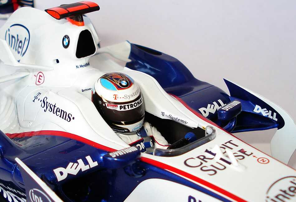 Foto 1:18 BMW Sauber F1.08 Formel 1 2008 Petronas Nr.3, Nick Heidfeld Minichamps 100080003