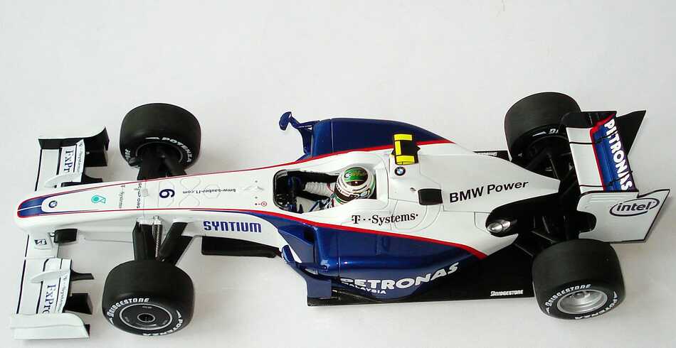 Foto 1:18 BMW Sauber F1.09 Formel 1 2009 Petronas Nr.6, Nick Heidfeld Werbemodell Minichamps 80432154856
