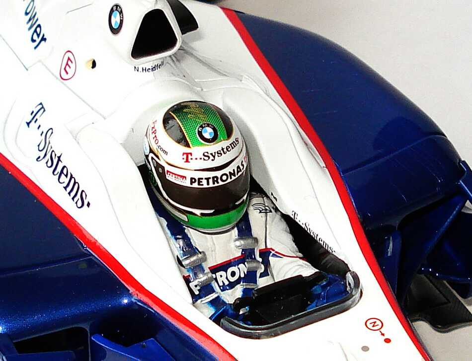Foto 1:18 BMW Sauber F1.09 Formel 1 2009 Petronas Nr.6, Nick Heidfeld Werbemodell Minichamps 80432154856