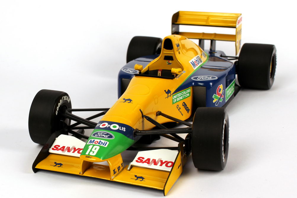 Foto 1:18 Benetton Ford B191B Formel 1 1992 Nr.19, Michael Schumacher Minichamps 100920119