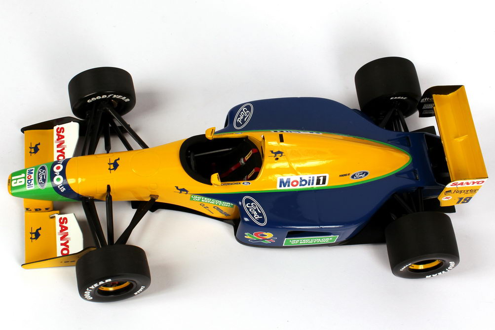 Foto 1:18 Benetton Ford B191B Formel 1 1992 Nr.19, Michael Schumacher Minichamps 100920119