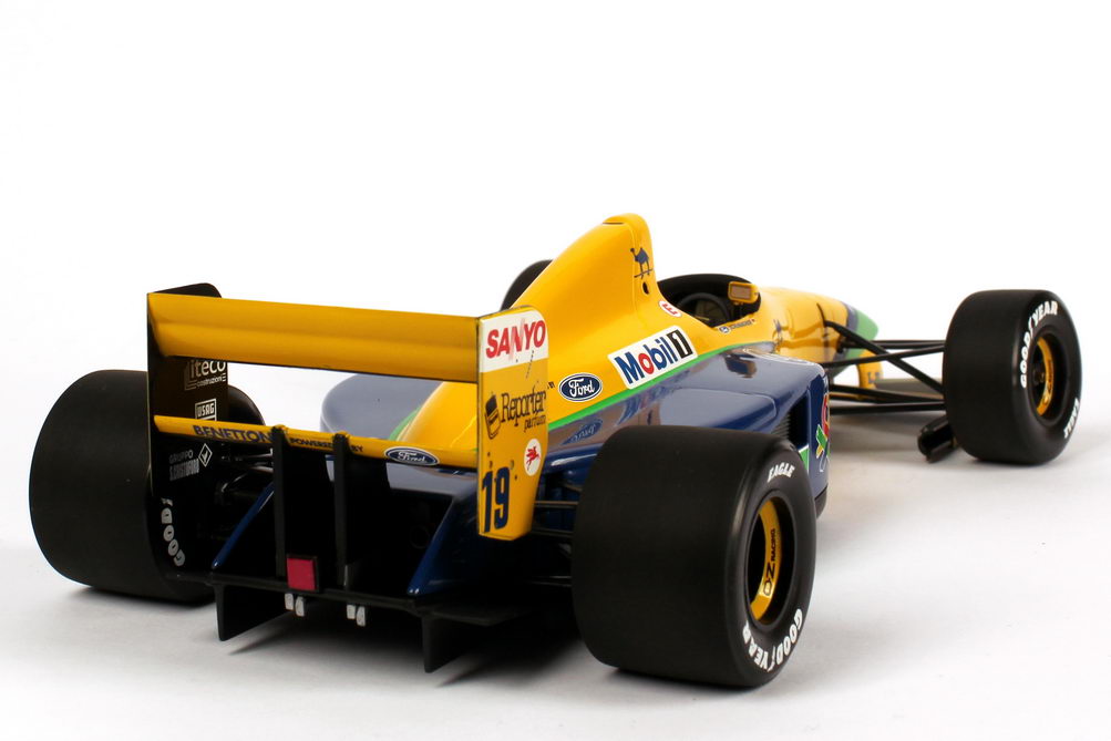 Foto 1:18 Benetton Ford B191B Formel 1 1992 Nr.19, Michael Schumacher Minichamps 100920119