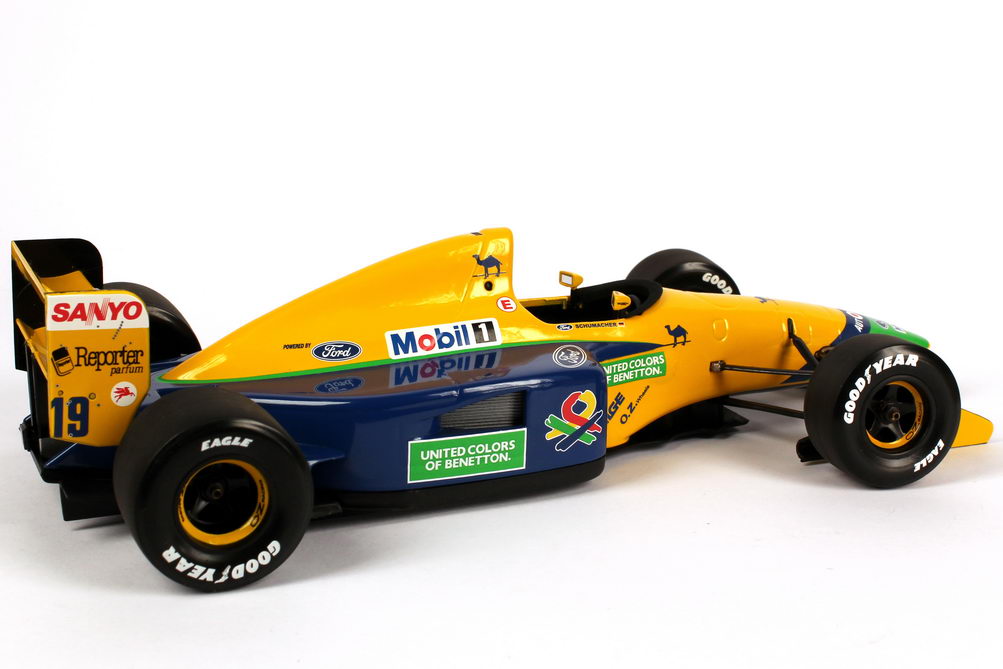 Foto 1:18 Benetton Ford B191B Formel 1 1992 Nr.19, Michael Schumacher Minichamps 100920119