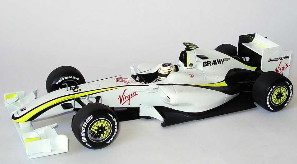 Foto 1:18 Brawn GP BGP 001 Formel 1 2009 Virgin Nr.23, Rubens Barrichello Minichamps 150090023