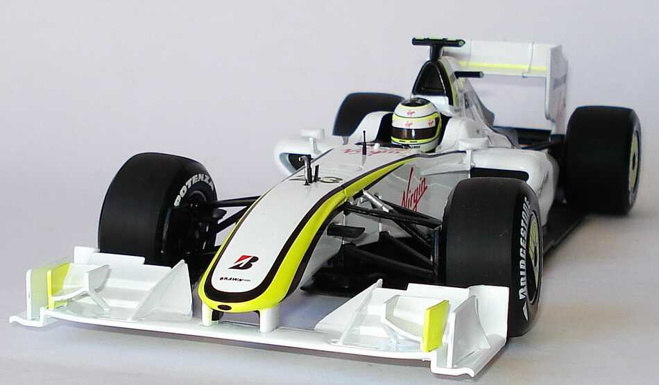 Foto 1:18 Brawn GP BGP 001 Formel 1 2009 Virgin Nr.23, Rubens Barrichello Minichamps 150090023