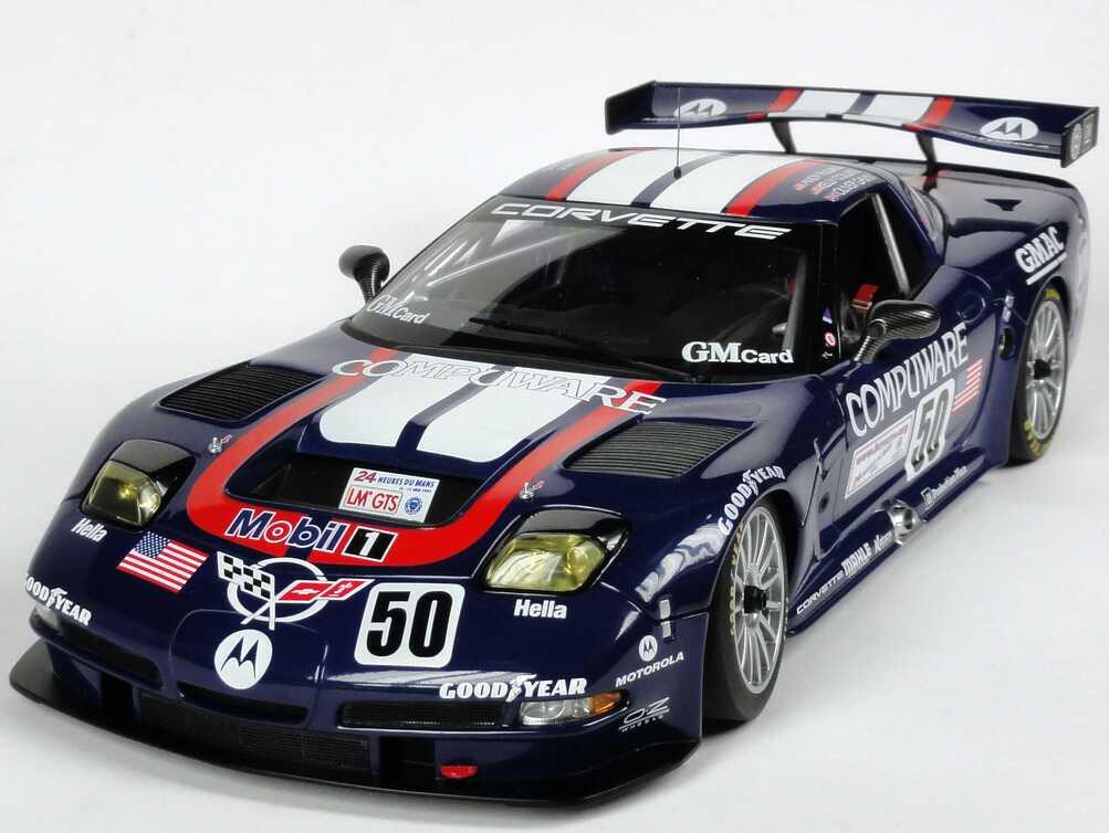Foto 1:18 Chevrolet Corvette C5-R 24h von Le Mans 2003 Compuware Nr.50, Pilgrim / Collins / Gavin AUTOart 80306