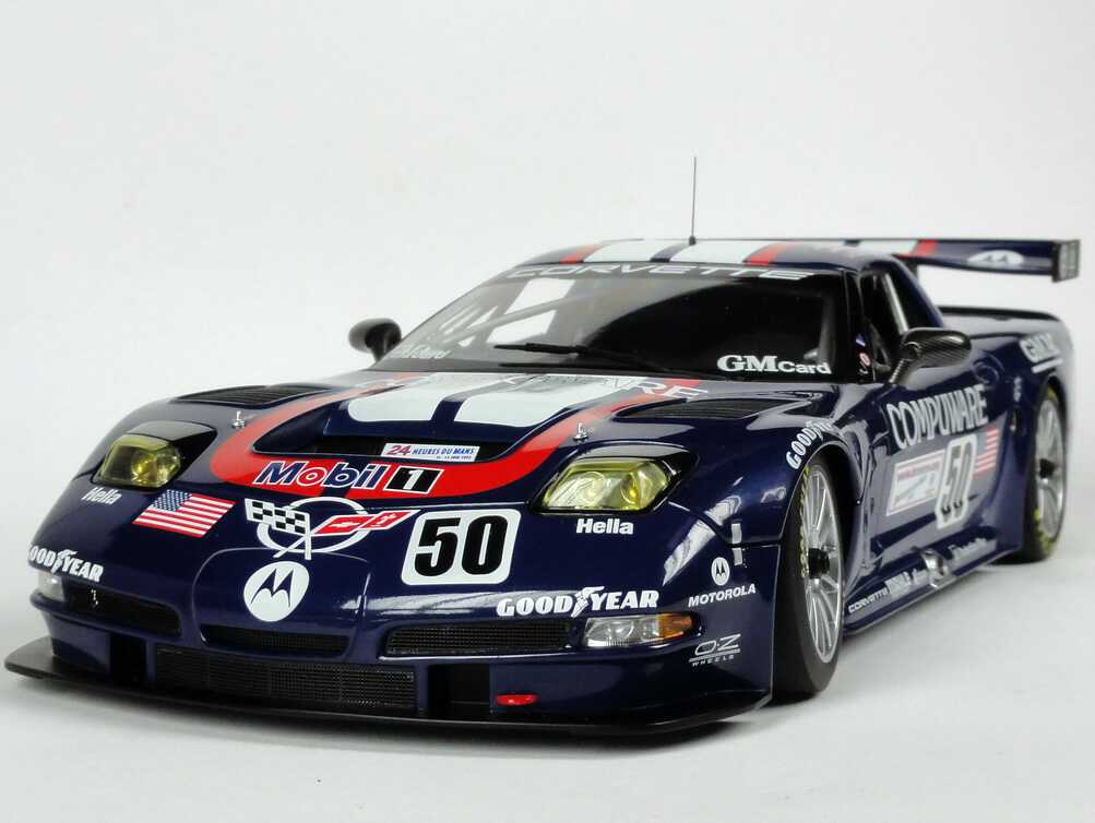 Foto 1:18 Chevrolet Corvette C5-R 24h von Le Mans 2003 Compuware Nr.50, Pilgrim / Collins / Gavin AUTOart 80306