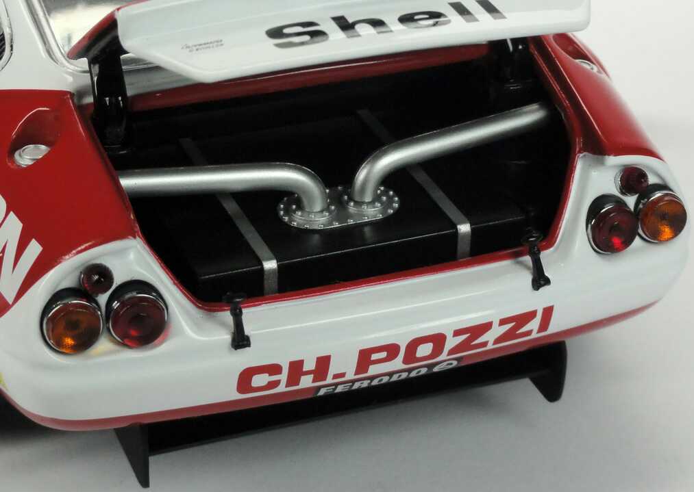 Foto 1:18 Ferrari 365 GTB/4 Competizione 24h von Le Mans 1973 Thomson Nr.39, Ballot / Lena / Elford (Siegerfahrzeug, GT-Klasse) Kyosho 08164F