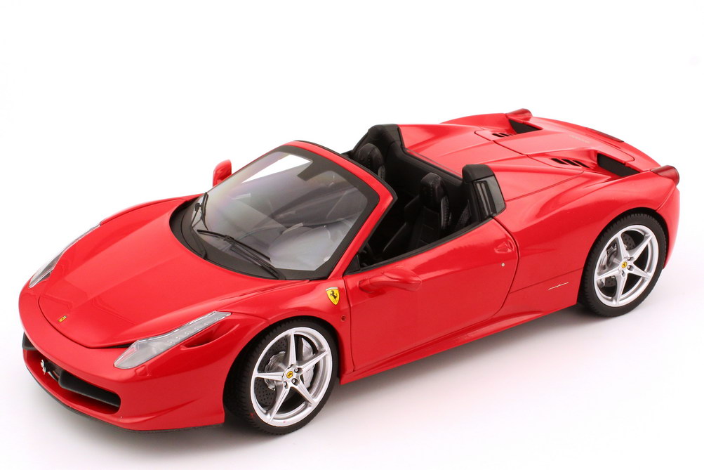 Foto 1:18 Ferrari 458 Spider rosso-corsa rot Elite W1177