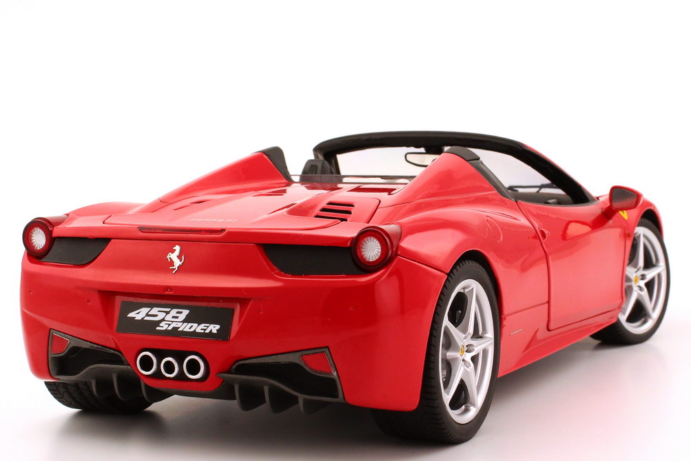 Foto 1:18 Ferrari 458 Spider rosso-corsa rot Elite W1177
