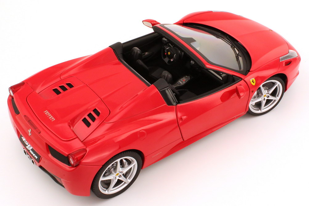 Foto 1:18 Ferrari 458 Spider rosso-corsa rot Elite W1177