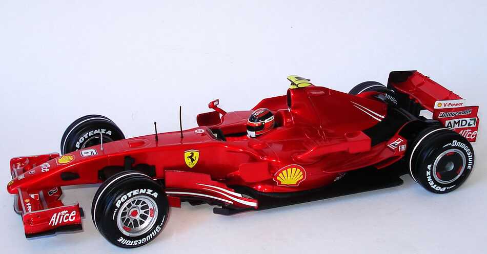 Foto 1:18 Ferrari F2007 Formel 1 2007 Nr.6, Kimi Räikkönen (Weltmeister) HotWheels N4658