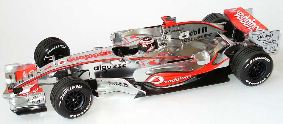 Foto 1:18 McLaren Mercedes MP 4-22 Formel 1 2007 Nr.1, Fernando Alonso Werbemodell Minichamps B66962285